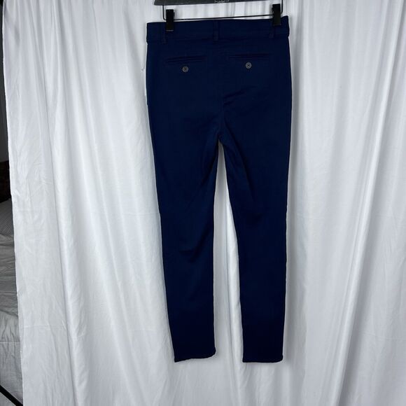 Violets And Roses Women's Navy Blue Sz 2 Chino Pants stretchy Trousers - Picture 6 of 10